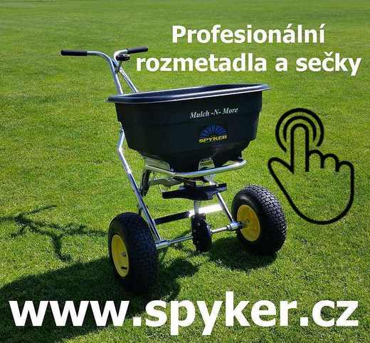 Profesionální rozmetadla a sečky Spyker Profesionální rozmetadla a sečky Spyker